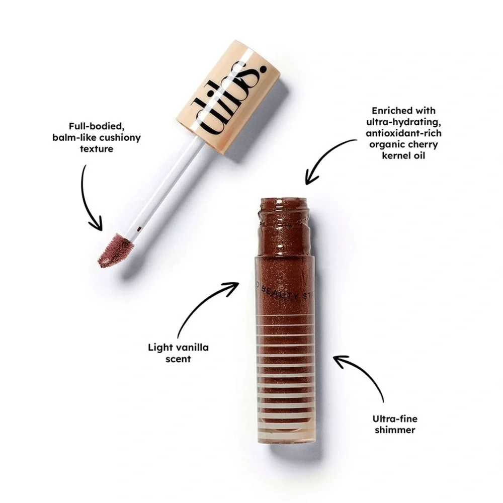 🎀 DIBS Beauty Go-To Glossy Balm – Soda Pop (Full Size 7.4 mL)
